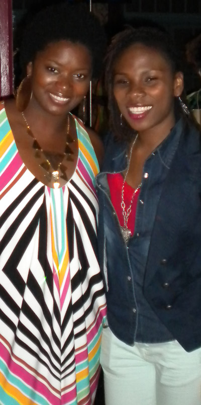 Eva and Lovette “Luvvie” Ajayi  aka @luvvie