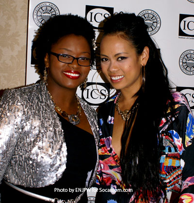 Eva Greene-Wilson and Anya Ayoung-Chee at the Caribbean American Heritage Awards, Washington DC