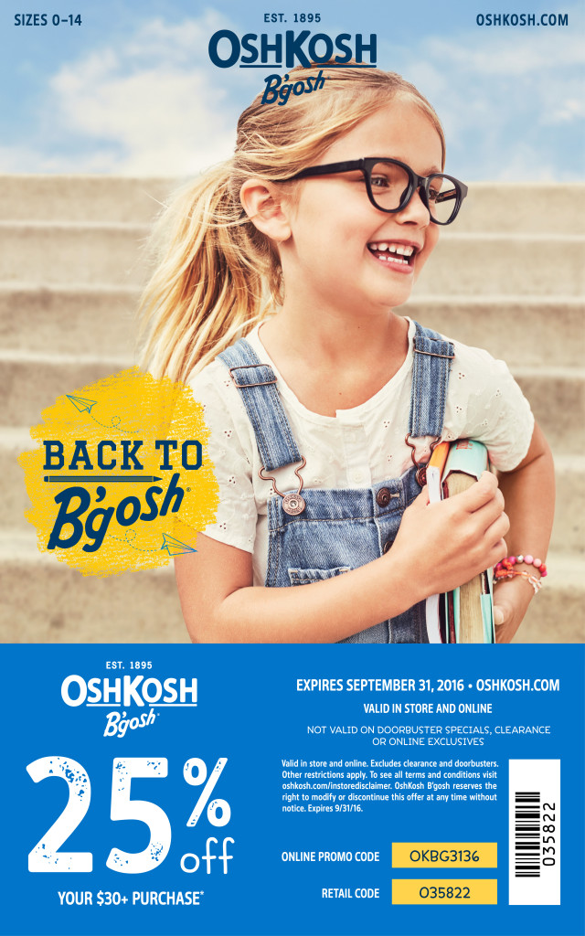 Socamom.com: OshKosh B'Gosh Coupon Code and Gift Card Giveaway