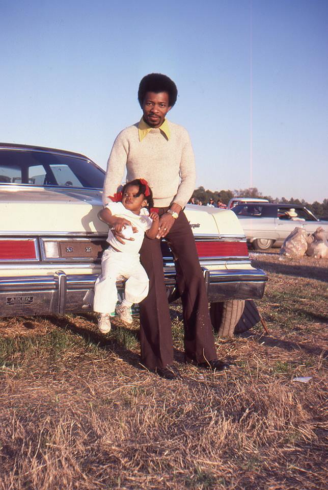 Dad and I leaning on a 77 Mercury Marquis... not sure if this was new or not. Considering my age in the photo, probably!