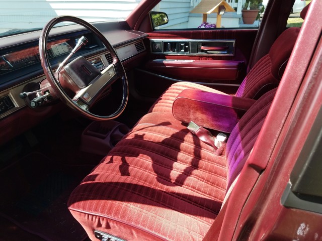 Seeing these velvety seats and doors really took me back...