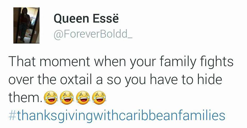 When Caribbean People Celebrate Thanksgiving...