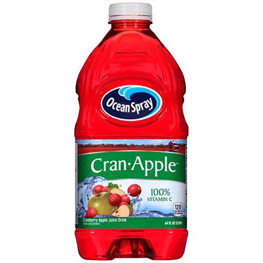 Bottle of Cranberry Apple Juice width=