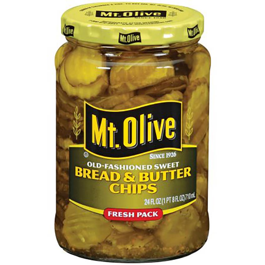 Jar of Mt Olive Pickles