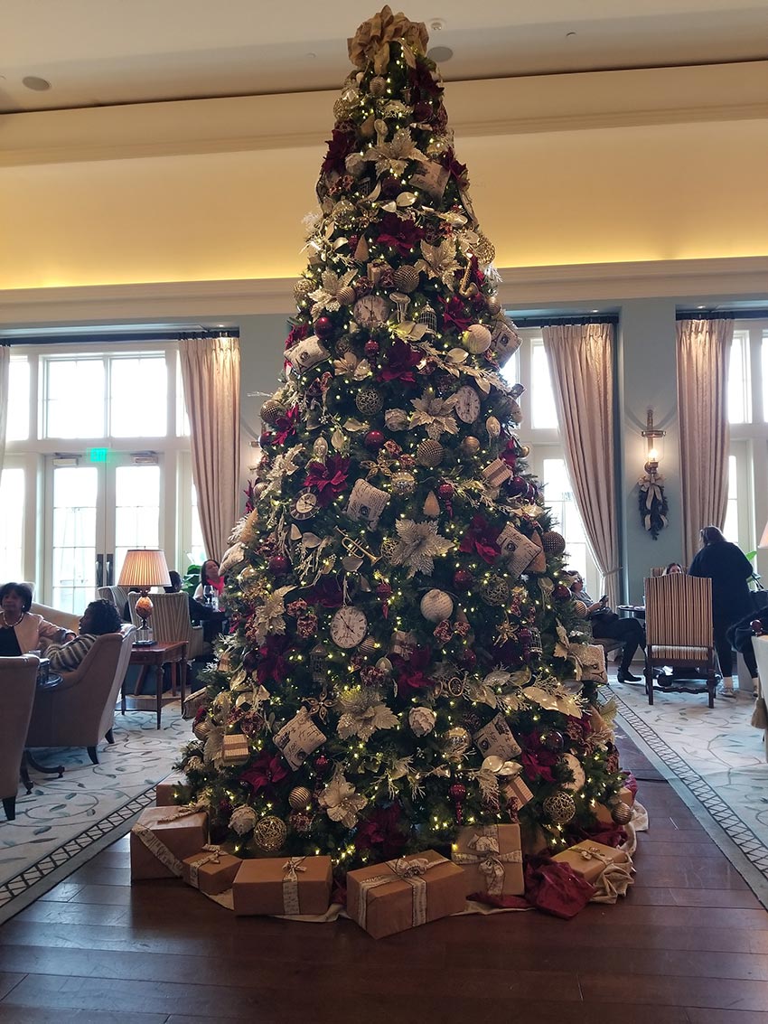 Christmas Tree at Salamander Hotel and Resort