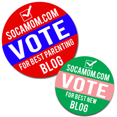 Vote for Socamom.com for Best Parenting blog and Best New Blog