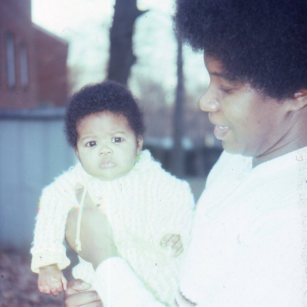 My mother and I - She was still doing her residency at Johns Hopkins.