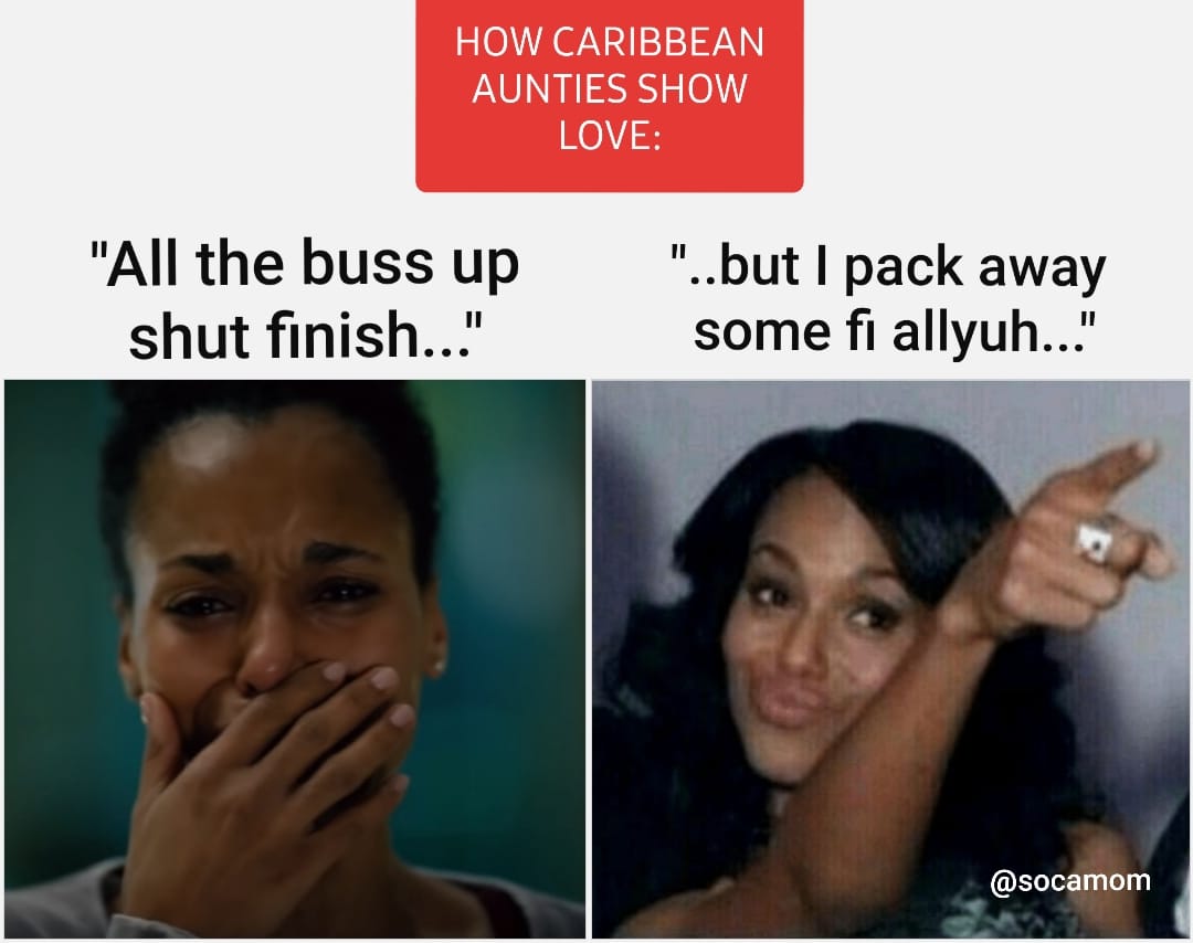 Kerry Washington Caribbean Auntie Meme