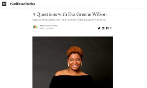 Screenshot of Women of Silicon Valley Article